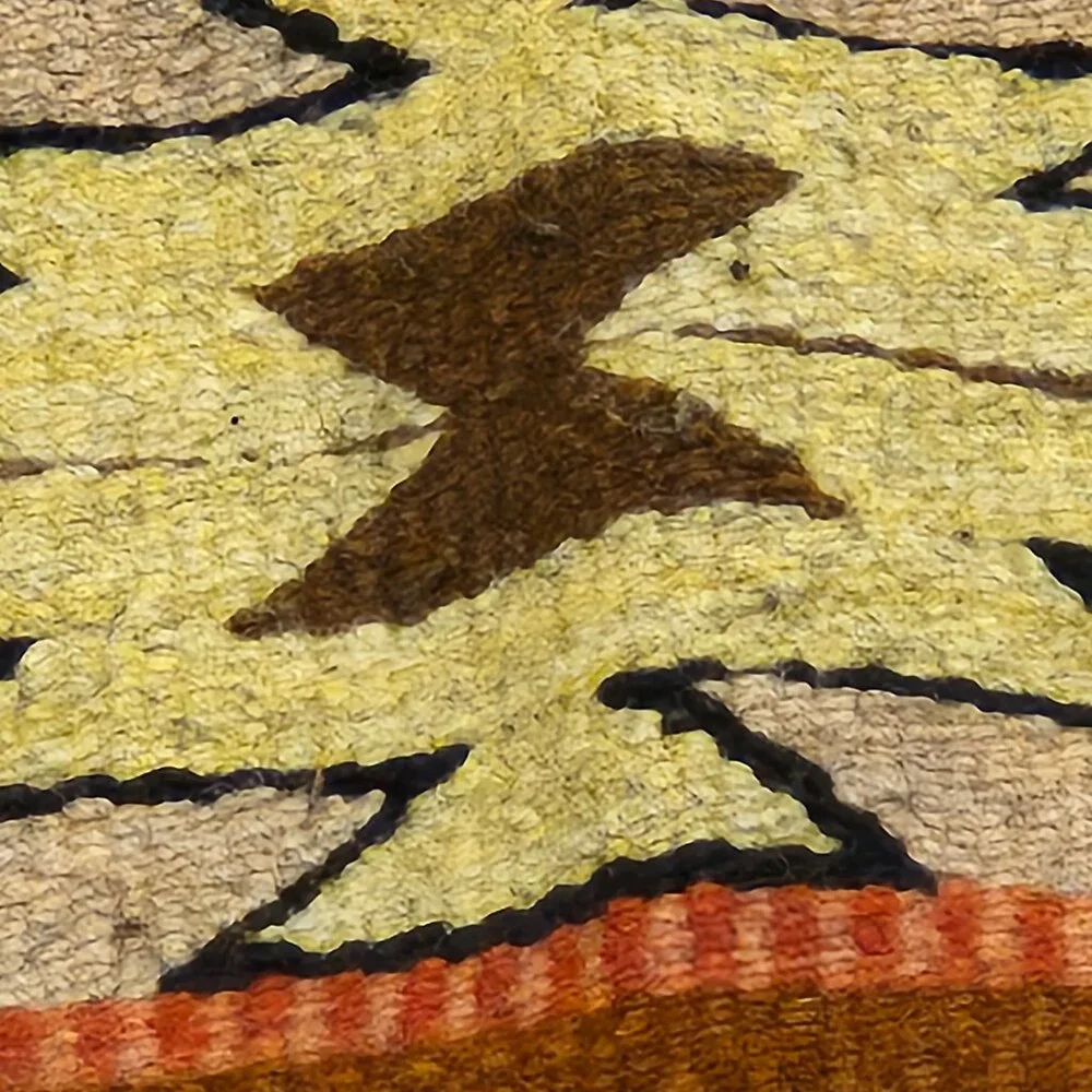 Handwoven Zapotec Wool Accent / Runner Rug 28